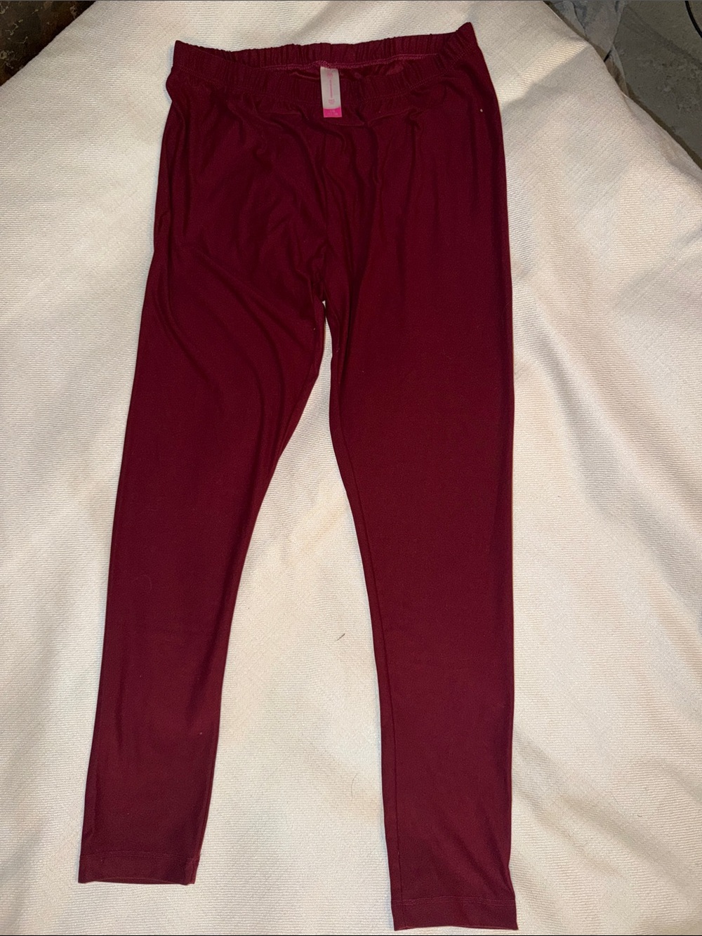 No Boundaries Women's Burgundy Leggings